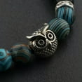 thumbnail image 3 of RSAMD Natural Gemstone Beads Buddha Head Beaded Men Womens Lava Bead Handmade Bracelet-505-17, 3 of 3