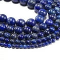 thumbnail image 4 of K-KED Natural Blue Lapis Lazuli Round Loose Beads 15" 4,6,8,10,12mm Delicate Jewelry Making-6 mm, 4 of 6