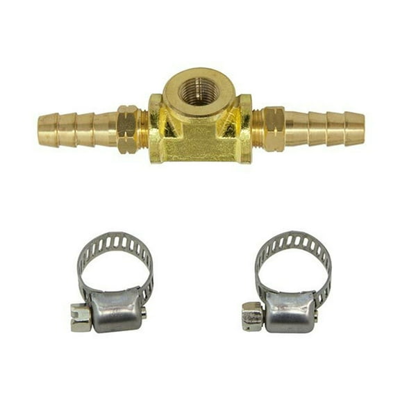 GlowShift | Fuel Line Fuel Pressure T-Fitting Adapter for 2002-2012 Subaru Impreza WRX STI
