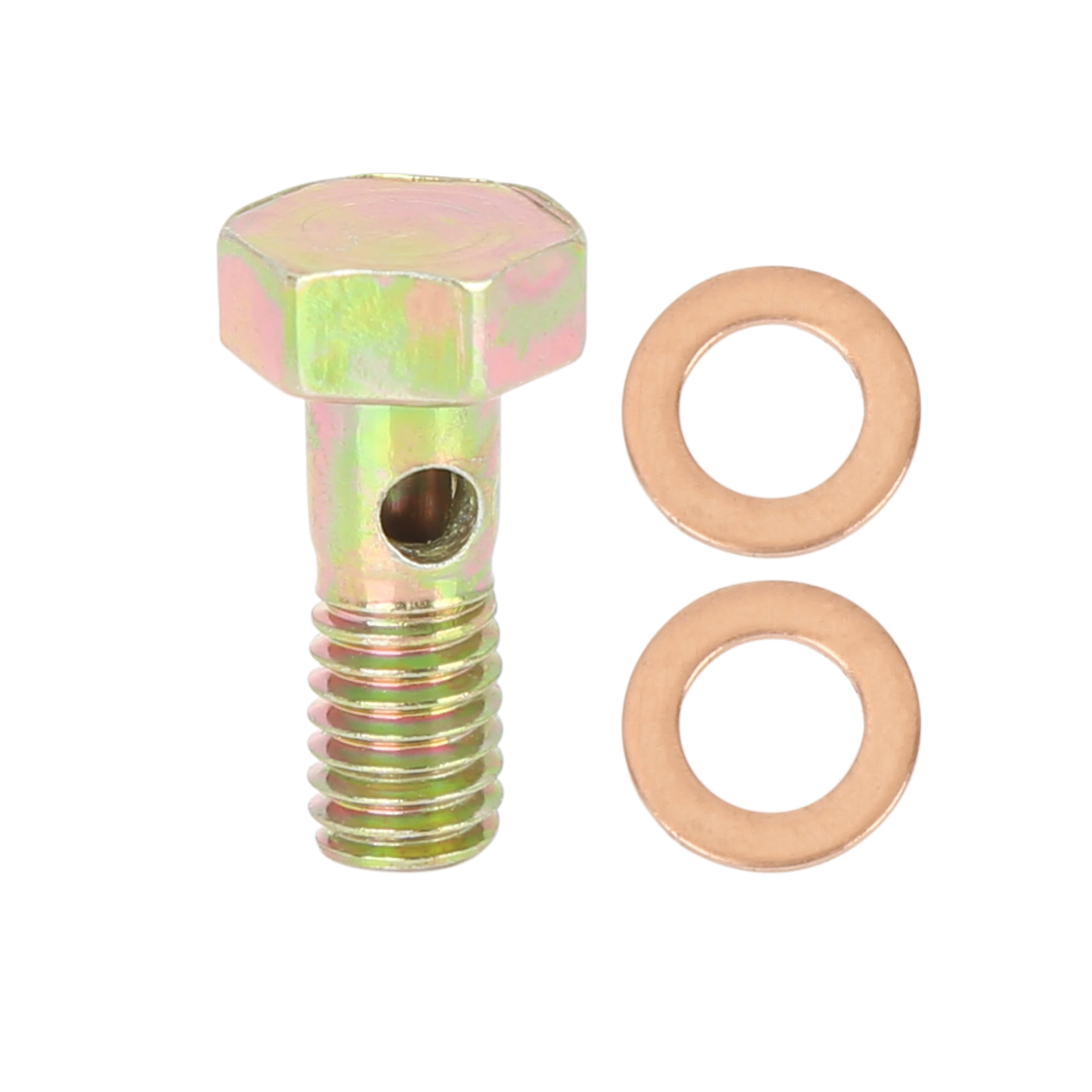 M6x1.0mm Car Metric Thread Banjo Bolts Brake Fitting Adapter with 2pcs