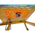 thumbnail image 6 of Medium Bamboo Laptop Portable Table Tray Desk - Height Adjustable, Foldable, 8 Tilting Angle's, Cup Holder, Drawer, with USB Cooling Fan - Perfect Breakfast Serving Bed Tray, 6 of 8