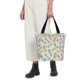 thumbnail image 5 of Fotbe Skateboard Bolsa de Playa con Estampado, Bolsa de Hombro, Bolsa de Mano Espaciosa, Bolsa de Viaje Ligera, Bolsa de Compras Versátil, 5 of 6