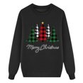 thumbnail image 2 of Zwiiyzr 2025 Familys Christmas Sweatshirt Mommy and Me Fall Outfits Matching Shirts Crewneck Long Sleeve Pullover Fall Causal Tops for Dad Black, 2 of 3