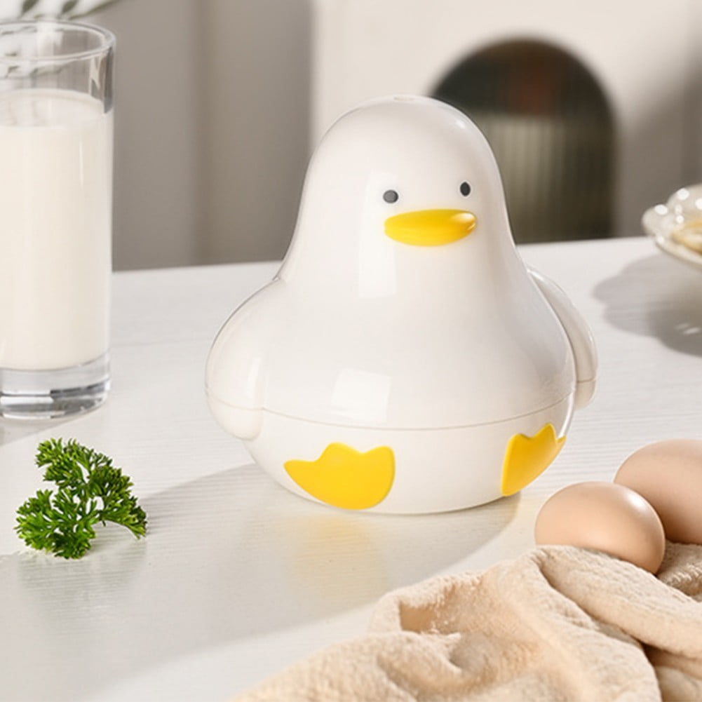 Microwave Egg Steaner for 4 Eggs Cute Duck Shape Microwave Egg Boiler Cooker