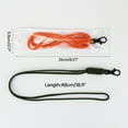 thumbnail image 3 of SIEYIO Paracord Lanyard Keychain Whistle Cord Wrist Strap Parachute Rope Badge Holder, 3 of 17