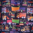 thumbnail image 4 of Quality Home Room Darkening Trucks Print 2 Panel Curtain Set 84" Length, 4 of 5