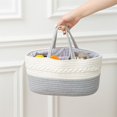 thumbnail image 4 of Baby Storage Basket Rope Diaper Bag BEIGE, 4 of 5