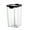 1300ml(7.2“ H), variant on Storage Jars, Clear Plastic Food Storage Containers with Airtight Lid Stackable Kitchen Canisters for Rice, Sugar, Flour, Pasta, and Spice Jars