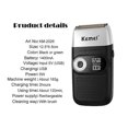 thumbnail image 4 of Kemei Rasoir Électrique pour Hommes Rasoir Électrique Rechargeable Rasoir à Barbe Tondeuse Flottante Machine à Raser Soin du Visage, 4 of 5