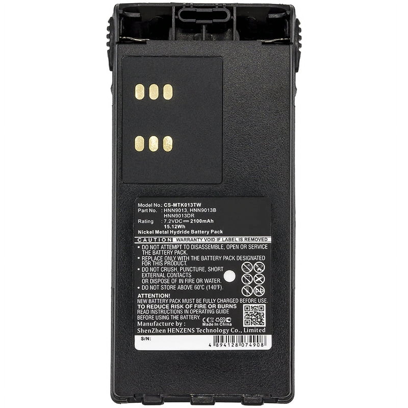 rwxied Replacement Battery for Motorola Two-Way Radios - Thumbnail 4
