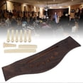thumbnail image 5 of Acoustic Guitar Bridge Parts Replacement Accessories Rosewood Saddle Nut Pins Endpin Set, 5 of 5