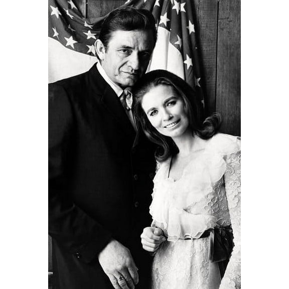 Johnny Cash and June Carter Cash 24x36 Poster