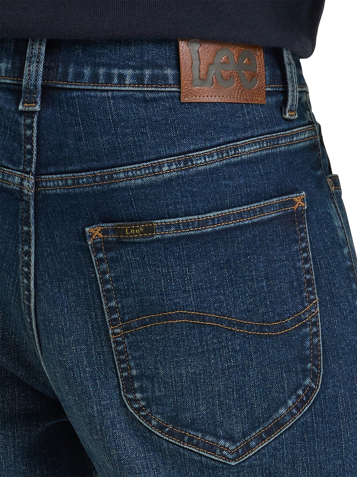 Lee® Men's Five Pocket Relaxed Taper Denim Jeans