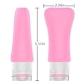 thumbnail image 2 of 4 Pack Travel Bottles, 3oz Leak Proof Accessories Containers Size Toiletries, Travel Shampoo Conditioner Bottles, Fun Outdoors 9 Pieces, 2 of 9