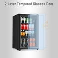 Beverage Refrigerator With 80 Can,Freestanding Beverage Cooler For