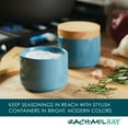 thumbnail image 2 of Rachael Ray Ceramic Stacking Spice Box Set with Lid, 2-Piece, Agave Blue, 2 of 10