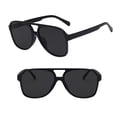 thumbnail image 4 of Classic Round Sunglasses for Unisex Fashion Eyewear Oversized Frame Retro Shades for All Occasions, 4 of 5