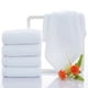thumbnail image 3 of Toallas gruesas de algodón, toallas de baño, toallas de mano, toallas absorbentes para el hogar, hoteles, barberías, salones de belleza (blancas), 3 of 7