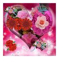 thumbnail image 1 of Taladro amor rosa 5D DIY diamante pintura forma especial decoración parcial (YXC300) Hugtrwg Para estrenar, 1 of 9