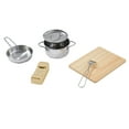 thumbnail image 6 of Teamson Kids Little Chef Berlin Modern Play Kitchen with Cookware Accessories, White/Blue, 6 of 11