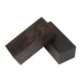 thumbnail image 4 of BLESIYA 2 Pieces Black Ebony Wood Lumber Wood Carving Bridges s Wood Blank, 4 of 8