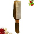 thumbnail image 3 of Shisuyan Professional Hair Comb Square Teeth Simple Durable Design Adults 1Pack 9.1x1.6x0.4In, 3 of 8