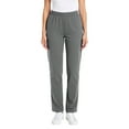 thumbnail image 2 of Women's Loose Casual Caregiver Nurse Pants With Elastic Waistband And Drawstring, Gray, L, 2 of 3