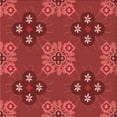 thumbnail image 1 of Ahgly Company Machine Washable Indoor Square Transitional Red Area Rugs, 8' Square, 1 of 7