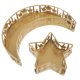 thumbnail image 1 of GOOHOCHY 2 platos para servir aperitivos con forma de estrella y luna de Ramadán, bandeja para aperitivos y frutas, decoración de mesa para Ramadán., 1 of 8