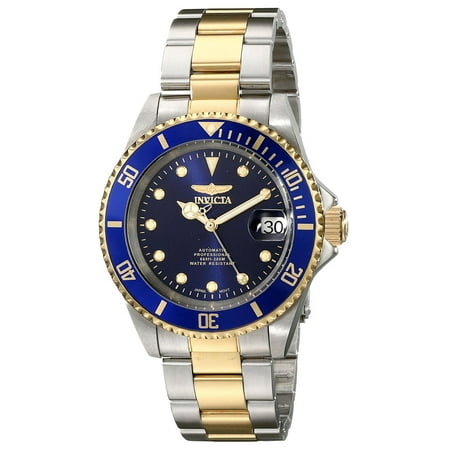 Invicta 17045 Men's Pro Diver Auto Two-Tone Stainless Steel Blue Dial Watch