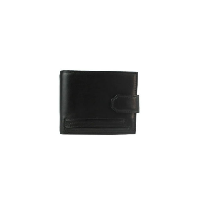 Eastern Counties Leather Adult Grayson Bi-Fold Leather Contrast Piping Wallet