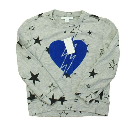 

Pre-owned Rockets Of Awesome Girls Grey | Stars | Blue | Heart Long Sleeve Shirt size: 4T
