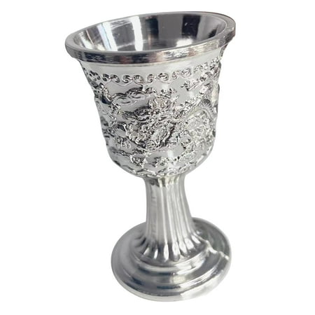 

European Style Classic Glasses Drinking Glass Reusable Zinc Alloy Durable Vintage Cocktail Glasses for Club KTV cocktail