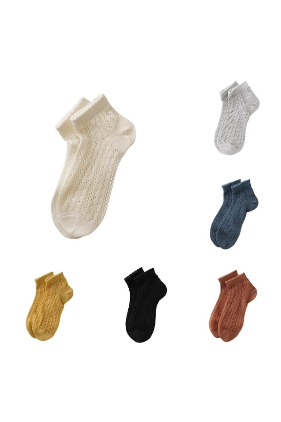 Ankle Net Socks For Women Summer Thin Breathable Mesh Socks For Girls No Show Low Cut Short Socks School Socks for Girls