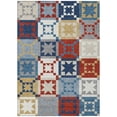 thumbnail image 2 of Addison Rugs Chantille Indoor/Outdoor Transitional Patchwork Red Machine Washable Rectangle Rug, 9' x 12', 2 of 8