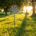 thumbnail image 6 of 57.9 Inch 360 Degree Outdoor Metal with Double Wind Sculpture Suitable for Patio Lawn Garden Yard Art Decor, 6 of 7