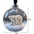thumbnail image 6 of Crystal Glass Ornament, 2.75" Handcrafted 3D Animal Christmas Decoration, Sparkling Star Accents for Tree, Tabletop & Holiday Décor Gifts, 6 of 8