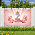 thumbnail image 7 of Colorful Balloons Birthday Banner Crown Design Party Backdrop for Kids Celebration Indoor Decoration, 7 of 7