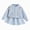 Blue, variant on Caqnni 5-6 Years Toddler Baby Girls Fall Winter Clothes Long Sleeved Pullover Shirt Pants 2 Pcs Casual Dailywear & Loungewear Outfits Set For Kids A120-White