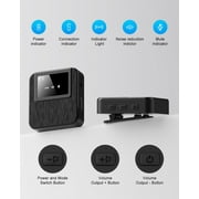 Wireless Lavalier Microphone, Portable Mic Lavalier Microphone for iPhone/Android/Camera, Mini Mic Lavalier Microphone Noise Reduction Mini Mics for Youtube Podcast Interview Vlog Livestreaming
