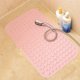 thumbnail image 3 of Alfombrilla antideslizante para bañera, alfombrilla rectangular extralarga para ducha de baño, ventosas fuertes, orificios de drenaje, lavable a máquina, sin ftalatos, 34,6 x 22 pulgadas, ro, 3 of 5