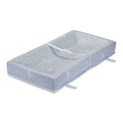 LA Baby 4-Sided Square-Corner Waterproof Changing Pad, Blue