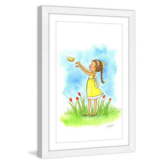 Marmont Hill "Sense Of Wonder" By Phyllis Harris Framed Painting Art Print, 12.0" x 1.5"