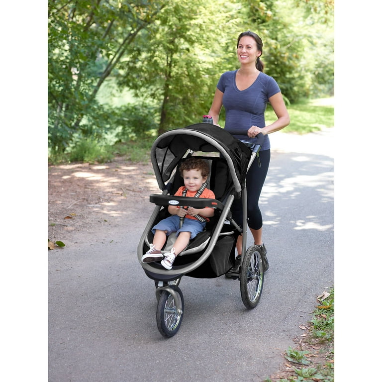 Graco FastAction Fold Jogger Stroller, Gotham, 37 lbs - Walmart.com