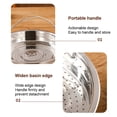 thumbnail image 4 of Cesta de acero inoxidable para vaporizador de alimentos, utensilio de cocina a presión con mango, escurridor de drenaje, 4 of 5