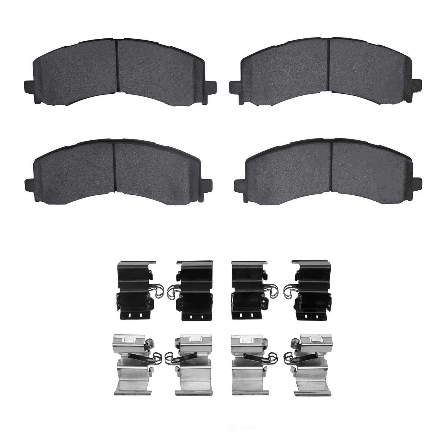 Dynamic Friction Company 1400-2382-01 DFC Ultimate Duty Performance Brake Pads and Hardware Kit