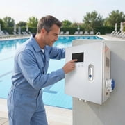 Smart Pool Monitor & 3-in-1 Controller: Auto PH/ORP/TEMP Control with Remote APP, Saltwater Pool System Auto Acid Dosing for Balance, WiFi Water Quality System for Saltwater Chlorinators (IPX4)