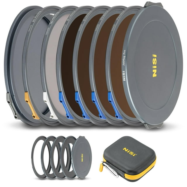 Kit de filtros NiSi JetMag Pro 82MAG Cinema con ND4/ND8/ND16/ND64