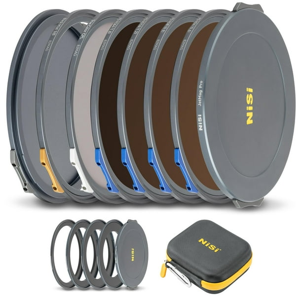 Kit de filtros NiSi JetMag Pro 82MAG Cinema con ND4/ND8/ND16/ND64