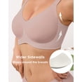 thumbnail image 5 of MINTREUS Bras for Women Supportive Wireless Push Up Bras Comfort No Underwire Full Coverage Seamless, 5 of 8